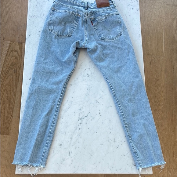 Levi's 501 skinny women's jeans (distressed vintage look) 25x28 - Picture 5 of 5